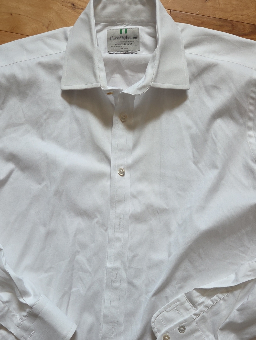 Harvie & Hudson 15.5 Neck Dress Shirt
